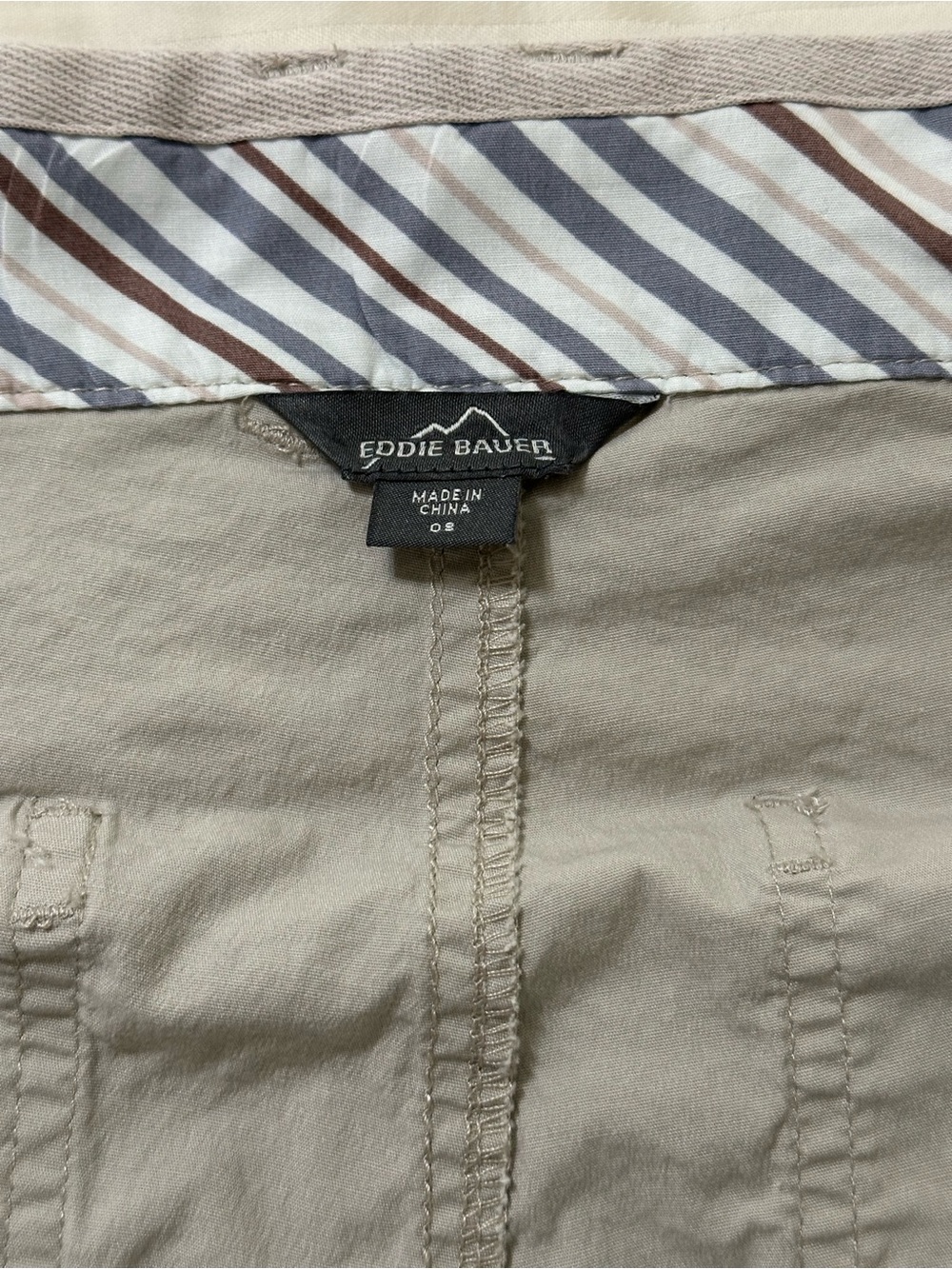 Eddie Bauer Light Beige Drawstring Chinos - Picture 2 of 7